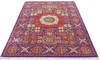 Chobi Purple Hand Knotted 56 X 80  Area Rug 700-145555 Thumb 1