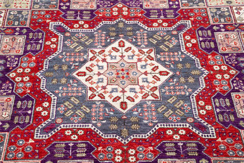 Chobi Purple Hand Knotted 41 X 59 Area Rug 700-145557 Image 3