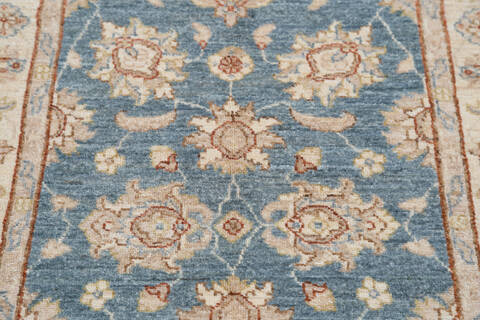Chobi Blue Hand Knotted 29 X 47 Area Rug 700-145559 Image 3