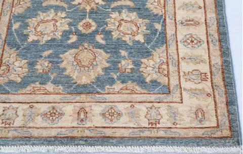 Chobi Blue Hand Knotted 29 X 47 Area Rug 700-145559 Image 4