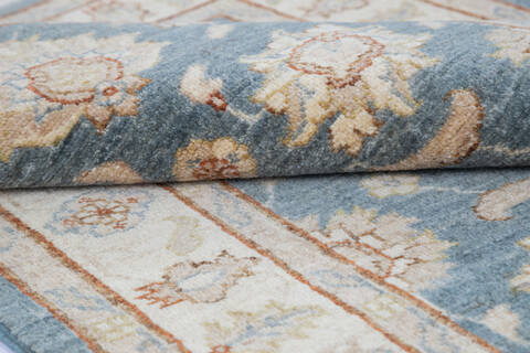 Chobi Blue Hand Knotted 29 X 47 Area Rug 700-145559 Image 5