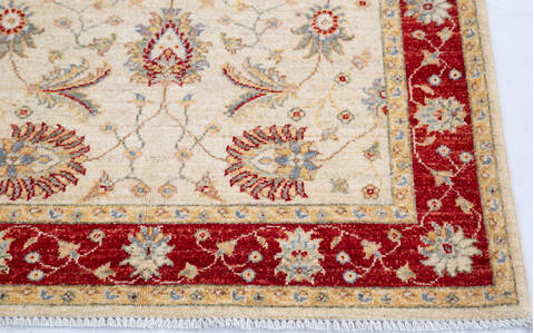 Chobi Beige Hand Knotted 33 X 50 Area Rug 700-145560 Image 4