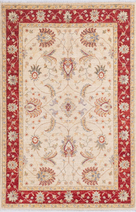 Chobi Beige Hand Knotted 33 X 50 Area Rug 700-145560 Image 0