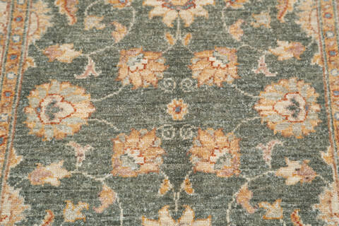 Chobi Green Hand Knotted 29 X 41 Area Rug 700-145561 Image 3