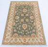 Chobi Green Hand Knotted 29 X 41  Area Rug 700-145561 Thumb 1