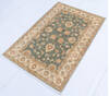 Chobi Green Hand Knotted 29 X 41  Area Rug 700-145561 Thumb 2