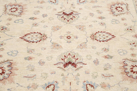 Chobi Beige Hand Knotted 57 X 80 Area Rug 700-145563 Image 3