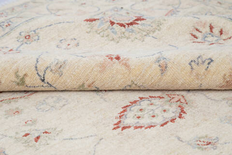 Chobi Beige Hand Knotted 57 X 80 Area Rug 700-145563 Image 5
