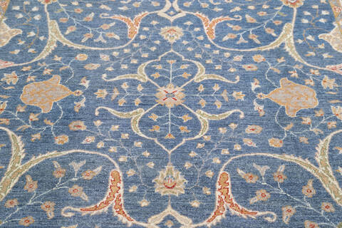 Chobi Grey Hand Knotted 68 X 97 Area Rug 700-145567 Image 3