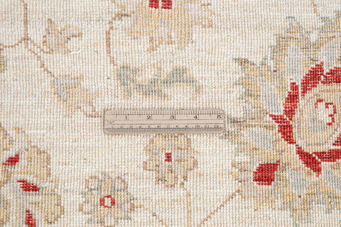 Chobi Beige Hand Knotted 68 X 99 Area Rug 700-145568 Image 6