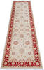 Chobi Beige Runner Hand Knotted 27 X 910 Area Rug 700-145570 Thumb 1