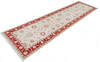 Chobi Beige Runner Hand Knotted 27 X 910 Area Rug 700-145570 Thumb 2