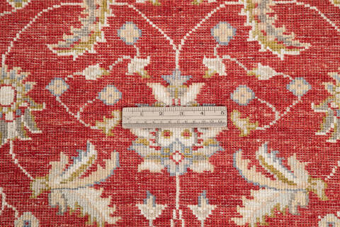 Chobi Beige Runner Hand Knotted 29 X 99 Area Rug 700-145571 Image 6