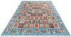 Chobi Blue Hand Knotted 81 X 101  Area Rug 700-145573 Thumb 1