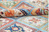 Chobi Blue Hand Knotted 81 X 101 Area Rug 700-145573 Thumb 5