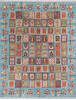 Chobi Blue Hand Knotted 81 X 101  Area Rug 700-145573 Thumb 0