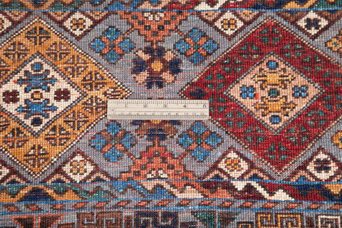 Chobi Grey Hand Knotted 50 X 69 Area Rug 700-145577 Image 6