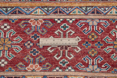 Chobi Blue Hand Knotted 411 X 65 Area Rug 700-145580 Image 6