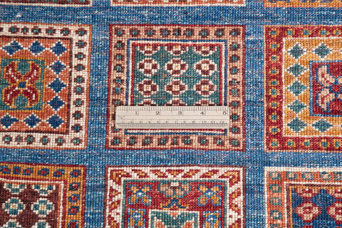 Chobi Blue Runner Hand Knotted 26 X 84 Area Rug 700-145581 Image 6