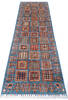 Chobi Blue Runner Hand Knotted 26 X 84 Area Rug 700-145581 Thumb 1