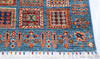 Chobi Blue Runner Hand Knotted 26 X 84 Area Rug 700-145581 Thumb 4