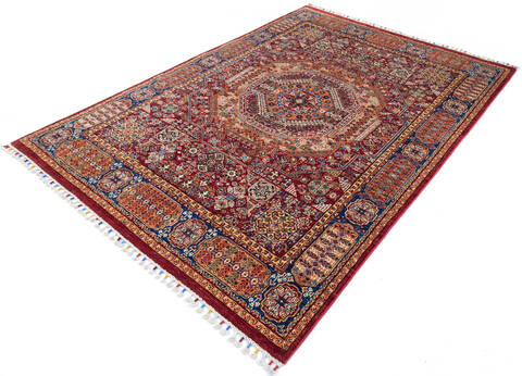 Chobi Red Hand Knotted 56 X 80 Area Rug 700-145587 Image 2