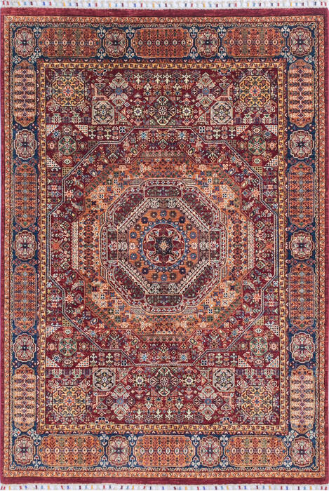 Chobi Red Hand Knotted 56 X 80 Area Rug 700-145587 Image 0