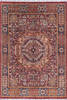 Chobi Red Hand Knotted 56 X 80  Area Rug 700-145587 Thumb 0
