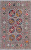 Chobi Grey Hand Knotted 310 X 62 Area Rug 700-145588 Thumb 0