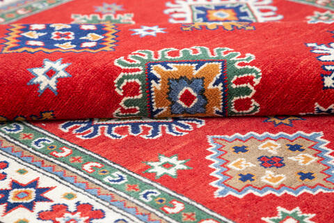 Kazak Red Hand Knotted 411 X 68 Area Rug 700-145591 Image 5