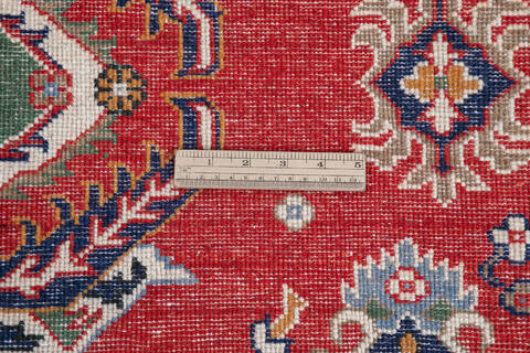 Kazak Red Hand Knotted 42 X 57 Area Rug 700-145594 Image 6