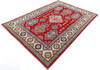 Kazak Red Hand Knotted 56 X 710  Area Rug 700-145595 Thumb 2