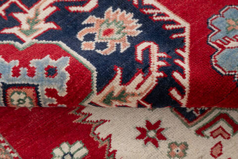 Kazak Red Hand Knotted 411 X 70 Area Rug 700-145596 Image 5