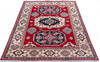 Kazak Red Hand Knotted 411 X 70 Area Rug 700-145596 Thumb 1