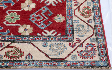 Kazak Red Hand Knotted 50 X 610 Area Rug 700-145598 Image 4