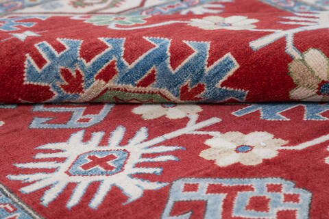 Kazak Red Hand Knotted 50 X 610 Area Rug 700-145598 Image 5