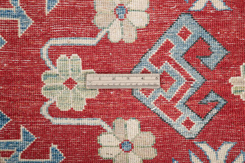 Kazak Red Hand Knotted 50 X 610 Area Rug 700-145598 Image 6