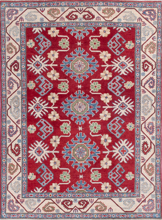 Kazak Red Hand Knotted 50 X 610 Area Rug 700-145598 Image 0