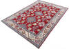 Kazak Red Hand Knotted 50 X 610  Area Rug 700-145598 Thumb 2