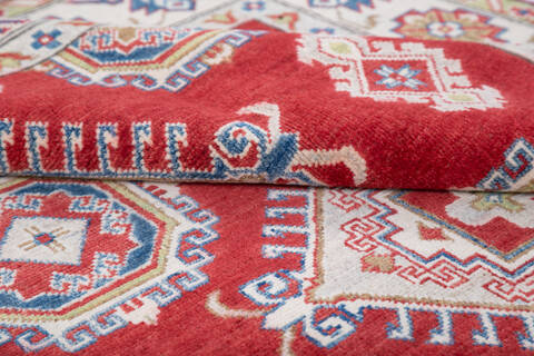 Kazak Red Hand Knotted 50 X 67 Area Rug 700-145599 Image 5