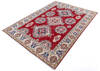 Kazak Red Hand Knotted 50 X 67  Area Rug 700-145599 Thumb 2