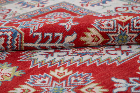 Kazak Red Hand Knotted 53 X 70 Area Rug 700-145600 Image 5