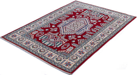 Kazak Red Hand Knotted 311 X 58 Area Rug 700-145601 Image 2