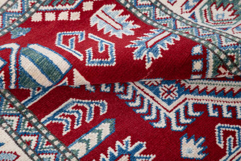 Kazak Red Hand Knotted 311 X 58 Area Rug 700-145601 Image 5