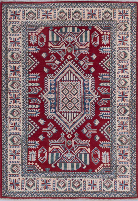 Kazak Red Hand Knotted 311 X 58 Area Rug 700-145601 Image 0
