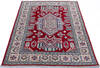 Kazak Red Hand Knotted 311 X 58  Area Rug 700-145601 Thumb 1