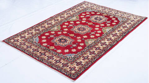 Kazak Red Hand Knotted 310 X 59 Area Rug 700-145602 Image 2
