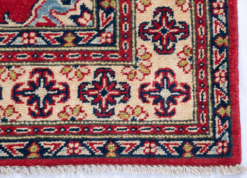 Kazak Red Hand Knotted 310 X 59 Area Rug 700-145602 Image 3
