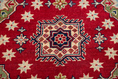 Kazak Red Hand Knotted 310 X 59 Area Rug 700-145602 Image 4