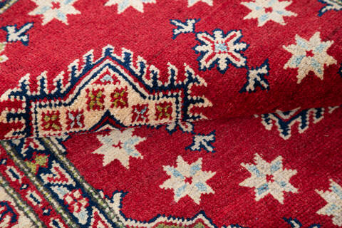 Kazak Red Hand Knotted 310 X 59 Area Rug 700-145602 Image 5